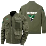 Vermeer Exclusive Logo Jacket x Baseball Collar Style Multiple Pockets Men’s Hiking Outdoor Jacket Custom Name HIHI200325Y40JCXVER