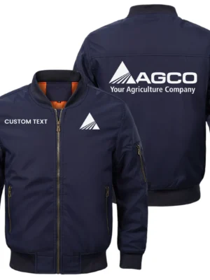 AGCO Exclusive Logo Men Bomber Jacket Windproof Coat Multi Pockets, Custom Name HIDI280325Y51BJ2AGC