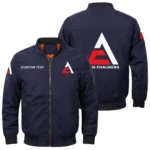 Allis Chalmers Exclusive Logo Men Bomber Jacket Windproof Coat Multi Pockets, Custom Name HIDI280325Y51BJ2ALC