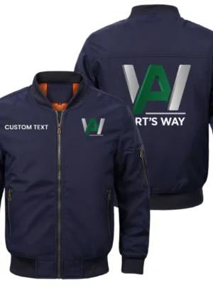 Art's Way Exclusive Logo Men Bomber Jacket Windproof Coat Multi Pockets, Custom Name HIDI280325Y51BJ2AWM