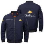 Challenger Exclusive Logo Men Bomber Jacket Windproof Coat Multi Pockets, Custom Name HIDI280325Y51BJ2CHT