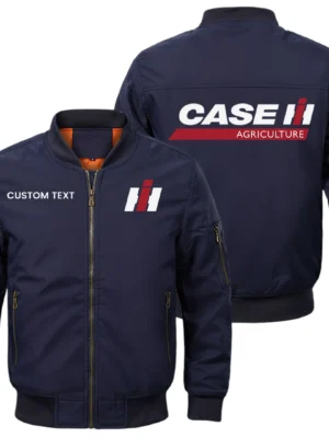 Case IH Exclusive Logo Men Bomber Jacket Windproof Coat Multi Pockets, Custom Name HIDI280325Y51BJ2CIH