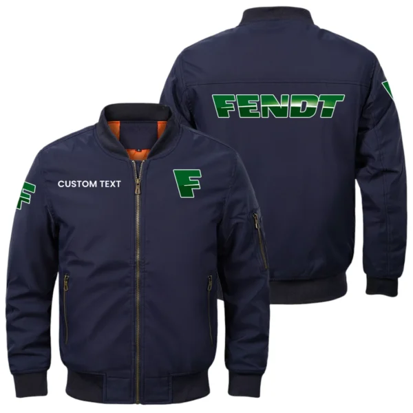 Fendt Exclusive Logo Men Bomber Jacket Windproof Coat Multi Pockets, Custom Name HIDI280325Y51BJ2FEN