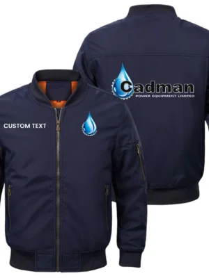 Cadman Power Equipment Exclusive Logo Men Bomber Jacket Windproof Coat Multi Pockets, Custom Name HIDI290325Y51BJ2CPE