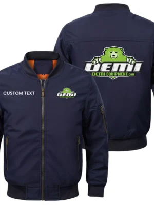 DEMI Exclusive Logo Men Bomber Jacket Windproof Coat Multi Pockets, Custom Name HIDI290325Y51BJ2DEM