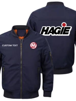 Hagie Exclusive Logo Men Bomber Jacket Windproof Coat Multi Pockets, Custom Name HIDI290325Y51BJ2HAG