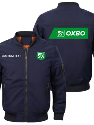 Oxbo Exclusive Logo Men Bomber Jacket Windproof Coat Multi Pockets, Custom Name HIDI290325Y51BJ2OXB