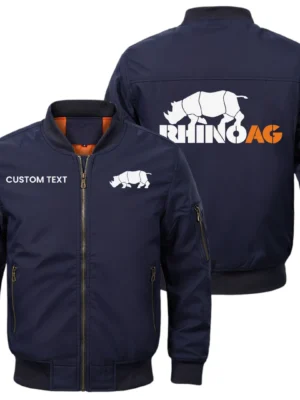 Rhino AG Exclusive Logo Men Bomber Jacket Windproof Coat Multi Pockets, Custom Name HIDI290325Y51BJ2RAG