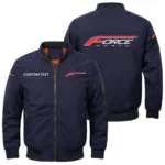 Force Boats Exclusive Logo Men Bomber Jacket Windproof Coat Multi Pockets, Custom Name HIDI310325Y51BJ2FOB