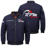 RPM Marine Exclusive Logo Men Bomber Jacket Windproof Coat Multi Pockets, Custom Name HIDI310325Y51BJ2RPM
