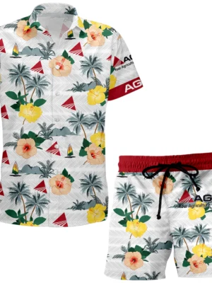 AGCO Hawaiian Shirt x Beach Shorts Full Set Limited 2025 All Over Print, Custom Name HIHI150425Y7HWY8SHAGC