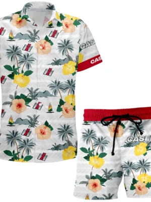 Case IH Hawaiian Shirt x Beach Shorts Full Set Limited 2025 All Over Print, Custom Name HIHI150425Y7HWY8SHCIH