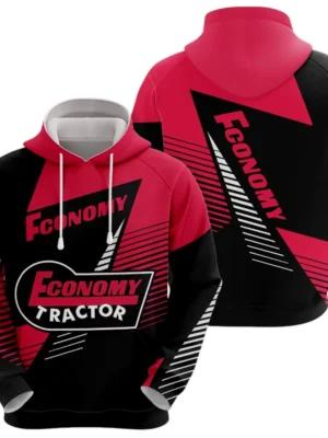 Economy Tractor Limited 2025 Pullover Hoodie x Zip Up Hoodie All Over Print, Custom Name HG190425Y2PHDCT1ECO