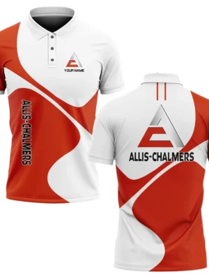 Allis Chalmers Polo Shirt All Over Print Gift For Tractors Fans, Custom Name TN030425Y3PLCT1ALC