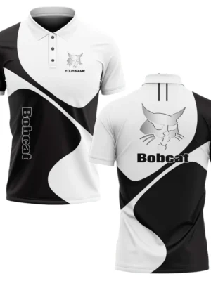 Bobcat Polo Shirt All Over Print Gift For Tractors Fans, Custom Name TN030425Y3PLCT1BOC