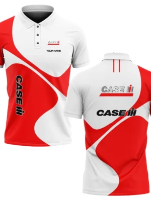 Case IH Polo Shirt All Over Print Gift For Tractors Fans, Custom Name TN030425Y3PLCT1CIH
