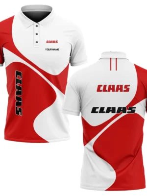 Claas Polo Shirt All Over Print Gift For Tractors Fans, Custom Name TN030425Y3PLCT1CLA