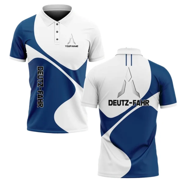 Deutz Fahr Polo Shirt All Over Print Gift For Tractors Fans, Custom Name TN030425Y3PLCT1DEF