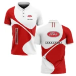 Ford Tractor Polo Shirt All Over Print Gift For Tractors Fans, Custom Name TN030425Y3PLCT1FOT