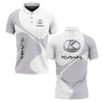 Kubota Polo Shirt All Over Print Gift For Tractors Fans, Custom Name TN040425Y3PLCT1KUB
