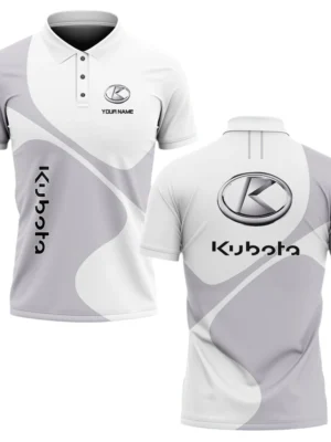 Kubota Polo Shirt All Over Print Gift For Tractors Fans, Custom Name TN040425Y3PLCT1KUB