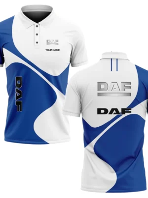 DAF Trucks Polo Shirt All Over Print Gift For Trucks Fans, Custom Name TN030425Y3PLCT1DAF