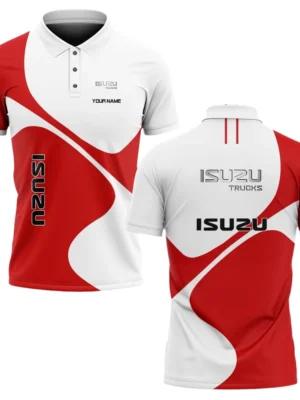 Isuzu Trucks Polo Shirt All Over Print Gift For Trucks Fans, Custom Name TN030425Y3PLCT1IZT