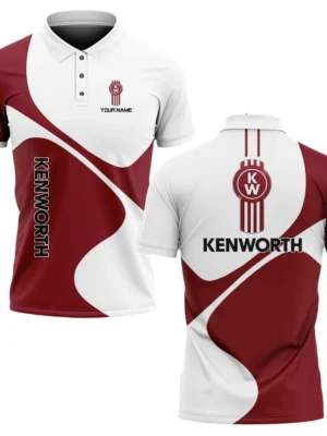 Kenworth Trucks Polo Shirt All Over Print Gift For Trucks Fans, Custom Name TN030425Y3PLCT1KEN