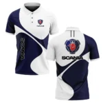 Scania Trucks Polo Shirt All Over Print Gift For Trucks Fans, Custom Name TN030425Y3PLCT1SCA
