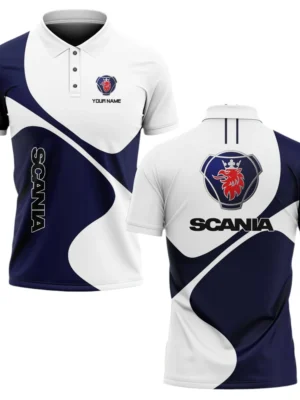 Scania Trucks Polo Shirt All Over Print Gift For Trucks Fans, Custom Name TN030425Y3PLCT1SCA