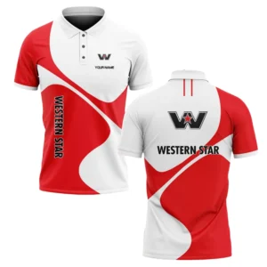 Western Star Polo Shirt All Over Print Gift For Trucks Fans, Custom Name TN030425Y3PLCT1WST