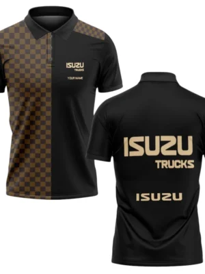Isuzu Trucks Polo Shirt All Over Print Gift For Trucks Fans, Custom Name TN040425Y3PLCT3IZT