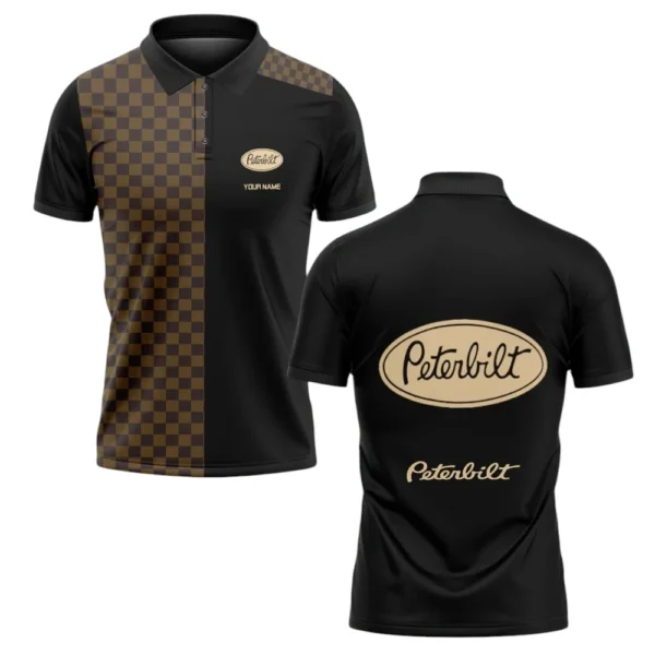 Peterbilt Polo Shirt All Over Print Gift For Trucks Fans, Custom Name TN040425Y3PLCT3PET