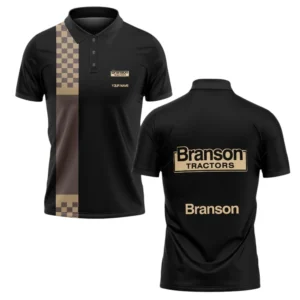 Branson Tractors Polo Shirt All Over Print Gift For Tractors Fans, Custom Name TN070425Y3PLCT1BRA