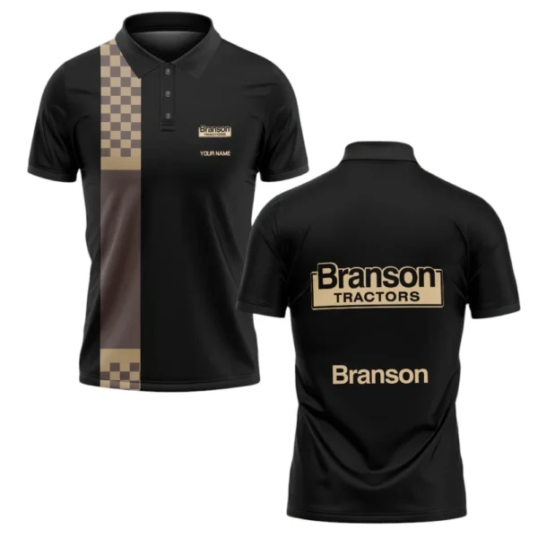 Branson Tractors Polo Shirt All Over Print Gift For Tractors Fans, Custom Name TN070425Y3PLCT1BRA