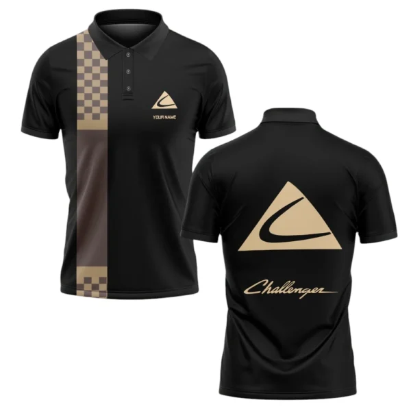 Challenger Polo Shirt All Over Print Gift For Tractors Fans, Custom Name TN070425Y3PLCT1CHT