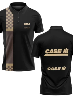 Case IH Polo Shirt All Over Print Gift For Tractors Fans, Custom Name TN070425Y3PLCT1CIH