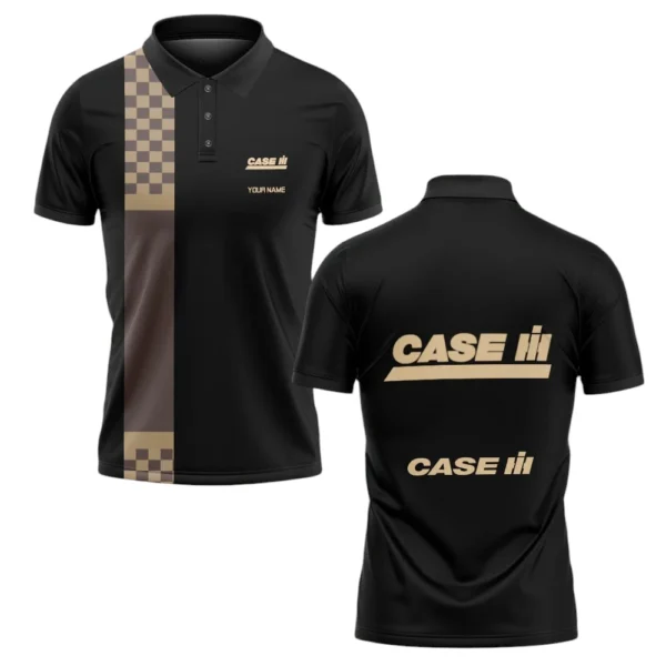 Case IH Polo Shirt All Over Print Gift For Tractors Fans, Custom Name TN070425Y3PLCT1CIH