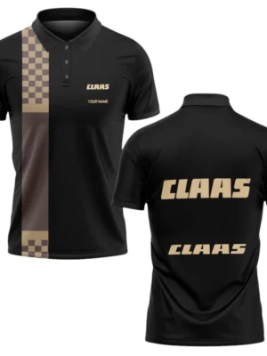 Claas Polo Shirt All Over Print Gift For Tractors Fans, Custom Name TN070425Y3PLCT1CLA