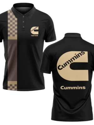 Cummins Polo Shirt All Over Print Gift For Trucks Fans, Custom Name TN070425Y3PLCT1CUM