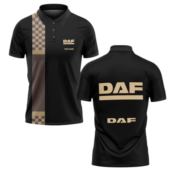 DAF Trucks Polo Shirt All Over Print Gift For Trucks Fans, Custom Name TN070425Y3PLCT1DAF