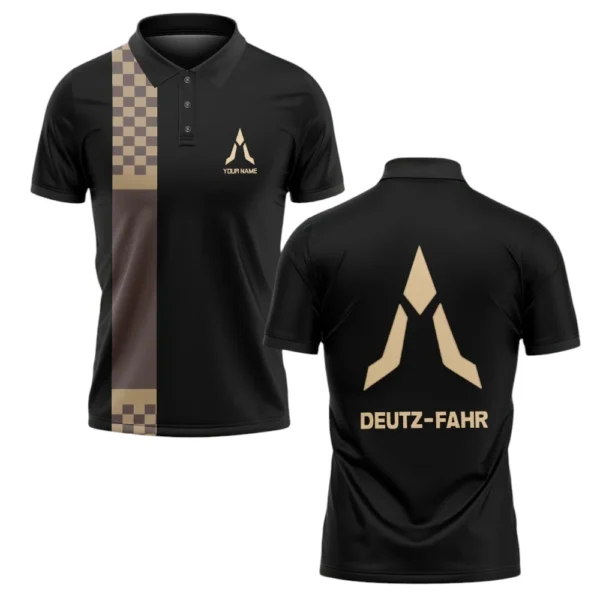 Deutz Fahr Polo Shirt All Over Print Gift For Tractors Fans, Custom Name TN070425Y3PLCT1DEF