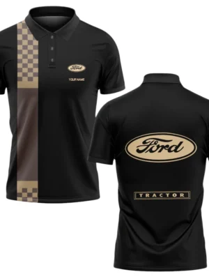 Ford Tractors Polo Shirt All Over Print Gift For Tractors Fans, Custom Name TN070425Y3PLCT1FOT