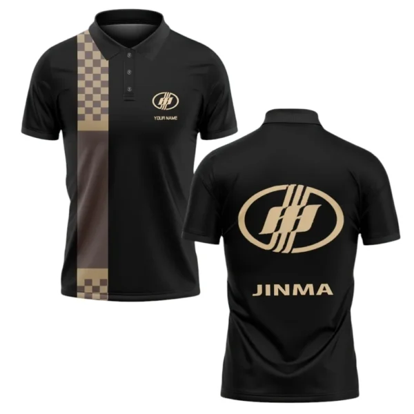 Jinma Polo Shirt All Over Print Gift For Tractors Fans, Custom Name TN070425Y3PLCT1JIN