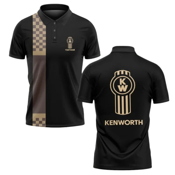 Kenworth Trucks Polo Shirt All Over Print Gift For Trucks Fans, Custom Name TN070425Y3PLCT1KEN