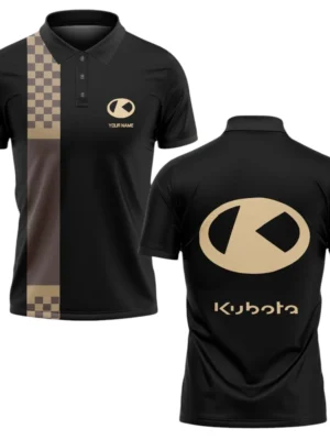 Kubota Polo Shirt All Over Print Gift For Tractors Fans, Custom Name TN070425Y3PLCT1KUB
