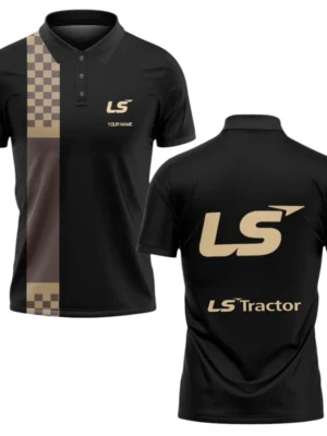 LS Tractor Polo Shirt All Over Print Gift For Tractors Fans, Custom Name TN070425Y3PLCT1LST
