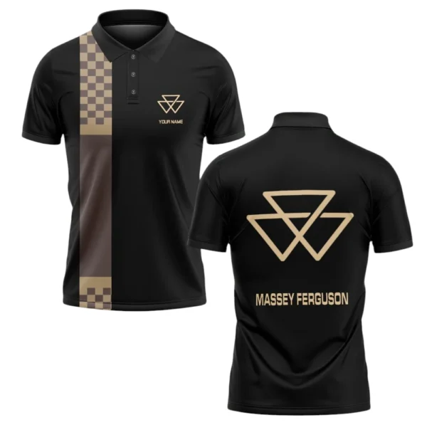 Massey Ferguson Polo Shirt All Over Print Gift For Tractors Fans, Custom Name TN070425Y3PLCT1MAF