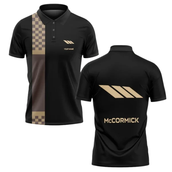 McCormick Polo Shirt All Over Print Gift For Tractors Fans, Custom Name TN070425Y3PLCT1MCC