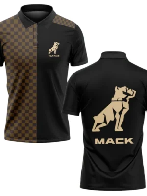 Mack Trucks Polo Shirt All Over Print Gift For Trucks Fans, Custom Name TN070425Y3PLCT3CKT